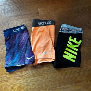 3 pairs of Large Nike Women’s Spandex